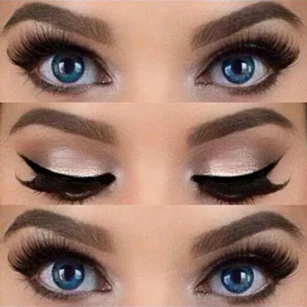 Ensemble de 3 pochoirs à sourcils réutilisables, guide de dessin pour sourcils, style, mise en forme, toilettage, modèle de carte, kit de maquillage facile – Image 3