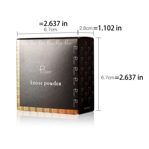 Poudre libre fixatrice de maquillage, correcteur de teint mat, contrôle du sébum, longue tenue, poudre bronzante de finition, contouring pour peaux noires et foncées - Image 6