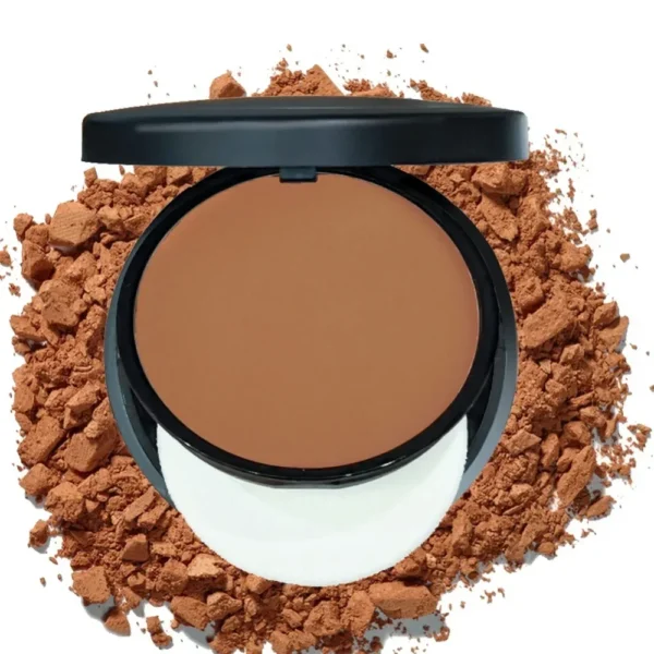 Poudre bronzante foncée 6 couleurs, fond de teint pour peau foncée, ananti-cernes, contrôle du sébum, illumine le visage, crée un effet 3D, met en valeur les ombres à paupières. - Image 6