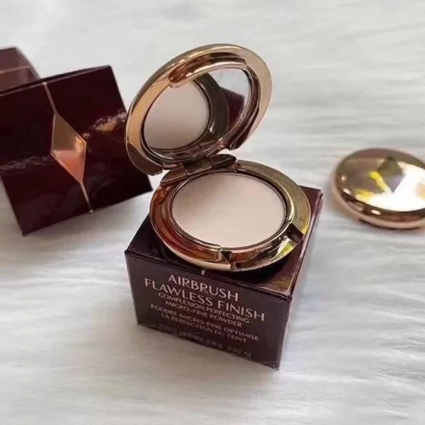 Mini poudre fixatrice, échantillon, fond de teint waterproof, contrôle durable du sébum, éclaircit naturellement le teint, mini poudre de maquillage