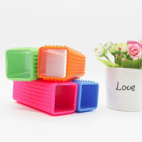 Brosse flottante en silicone pour poils d'animaux, accessoire pour nettoyer les meubles, les tapis, les vêtements et les chiens. – Image 3