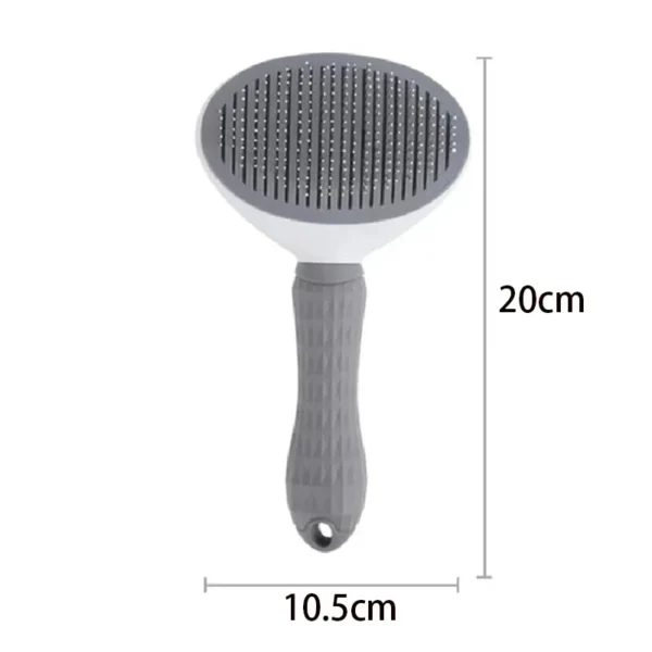Brosse à poils de chat pour animaux de compagnie, peigne pour chien, toilettage et soins, brosse pour chat, peigne en acier inoxydable pour poils longs, nettoyage de chien, accessoires pour animaux de compagnie, chats et chiens – Image 5