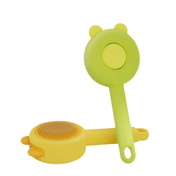 Brosse pour enlever les poils de chien, chat, chien, toilettage et soins, peigne pour poils longs, chien, animal de compagnie, élimine les poils, nettoyage, brosse de bain, fournitures pour chiens – Image 2