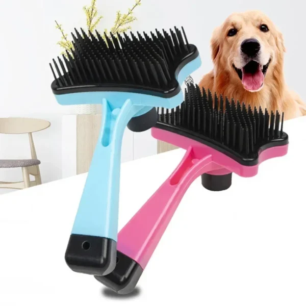Brosse d'épilation pour animaux de compagnie, épilation des poils de chat, nettoyage des poils de chien, peigne de massage pour l'épilation en un clic
