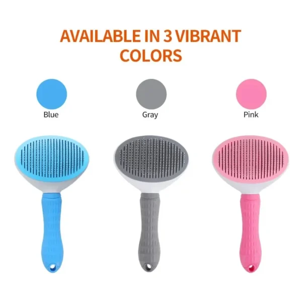 Brosse à poils de chat pour animaux de compagnie, peigne pour chien, toilettage et soins, brosse pour chat, peigne en acier inoxydable pour poils longs, nettoyage de chien, accessoires pour animaux de compagnie, chats et chiens – Image 6