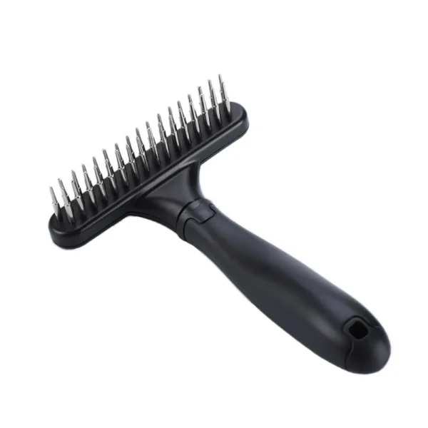 Râteau de toilettage professionnel pour chiens et chats à poils longs, brosse pour sous-poils, pour éliminer les poils emmêlés et lâches, produits pour animaux de compagnie