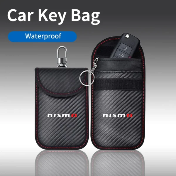 Étui pour clé de voiture avec protection RFID pour Nissan Nismo Patrol Sentra Altima Qashqai Juke Rogue Armada Micra Nava Étui pour clé de voiture avec protection RFID pour Nissan Nismo Patrol Sentra Altima Qashqai Juke Rogue Armada Micra Nava